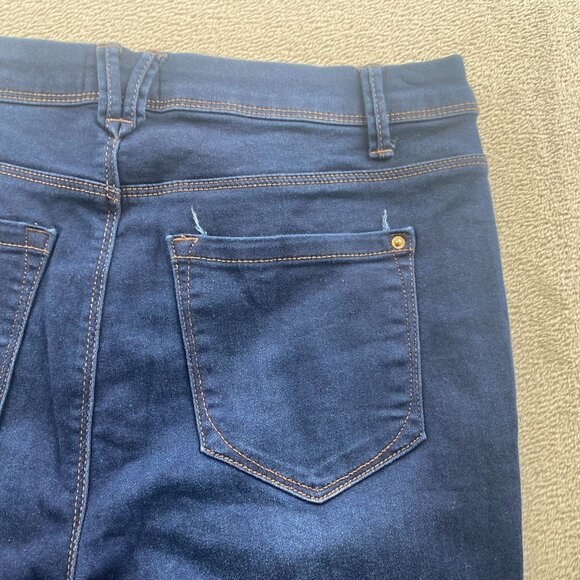 Curve Appeal Womens Jeans Size 8/29 Minimalist Jegging Skinny Ankle Blue Denim - Picture 15 of 16